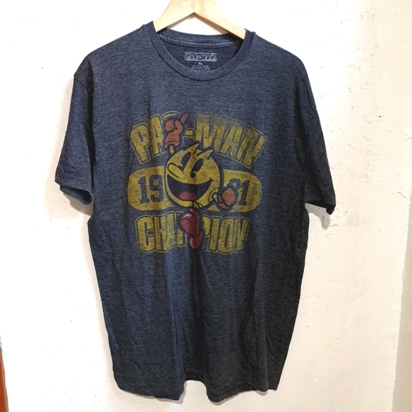 Pac man| retro Champion Gray T-Shirt - Picture 1 of 9